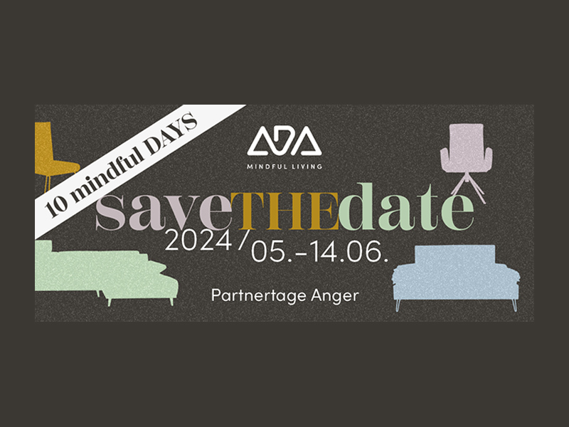 Save the date der ADA Partnertage bzw. ADA Hausmesse in Anger